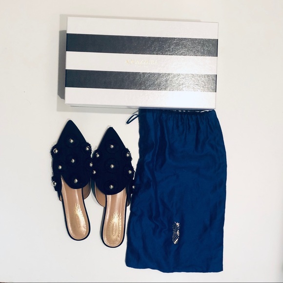 aquazzura sunflower flats